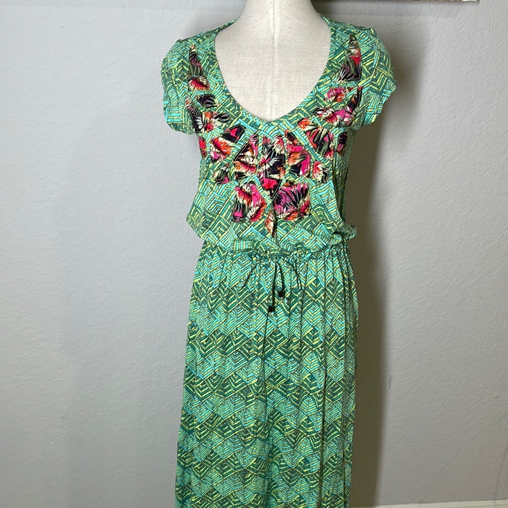 Maaji tropical maxi dress small